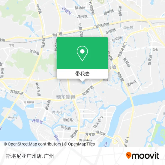 斯堪尼亚广州店地图