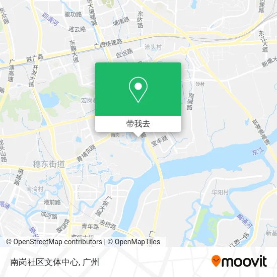 南岗社区文体中心地图