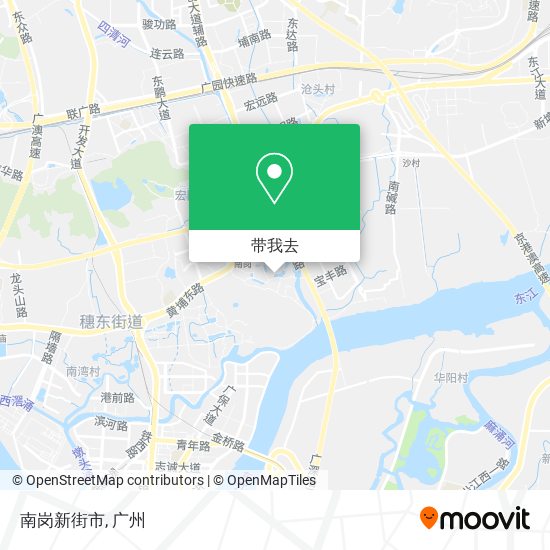 南岗新街市地图