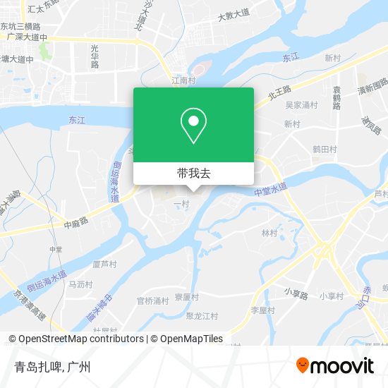 青岛扎啤地图