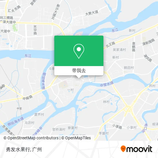 勇发水果行地图