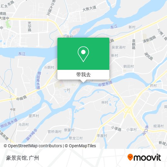 豪景宾馆地图