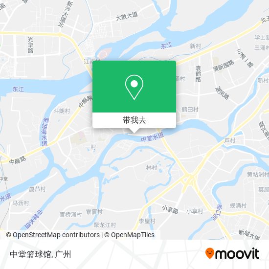 中堂篮球馆地图