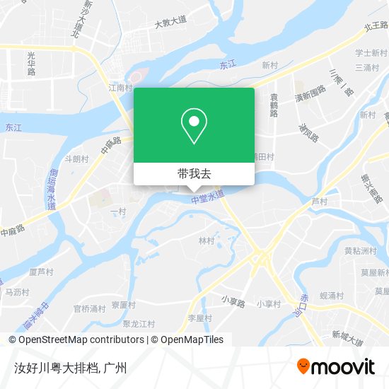 汝好川粤大排档地图