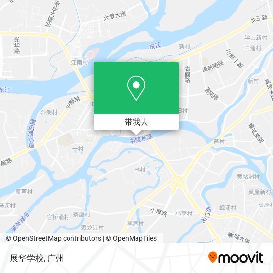 展华学校地图