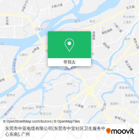 东莞市中亚电缆有限公司(东莞市中堂社区卫生服务中心东南)地图
