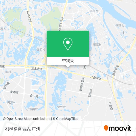 利群福食品店地图