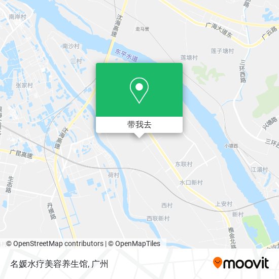名媛水疗美容养生馆地图