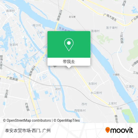 泰安农贸市场-西门地图