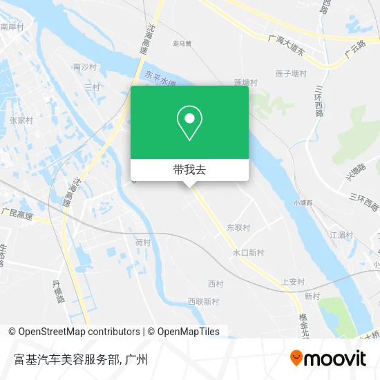 富基汽车美容服务部地图
