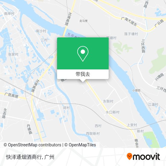 快泽通烟酒商行地图