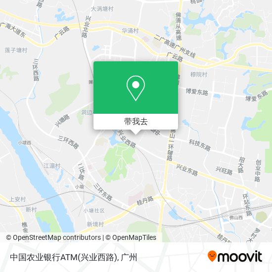 中国农业银行ATM(兴业西路)地图