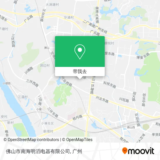 佛山市南海明滔电器有限公司地图