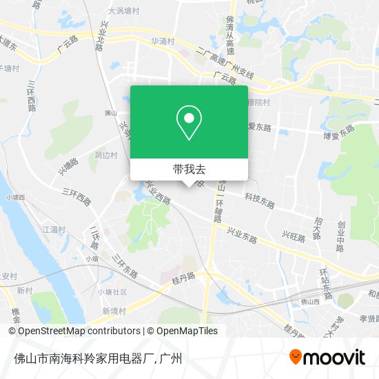 佛山市南海科羚家用电器厂地图