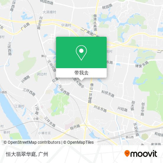 恒大翡翠华庭地图