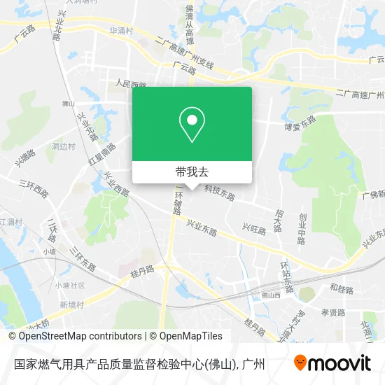 国家燃气用具产品质量监督检验中心(佛山)地图