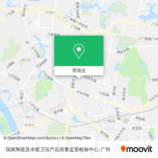 国家陶瓷及水暖卫浴产品质量监督检验中心地图