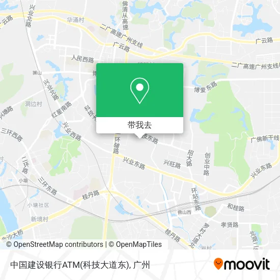 中国建设银行ATM(科技大道东)地图