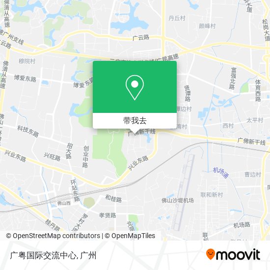 广粤国际交流中心地图