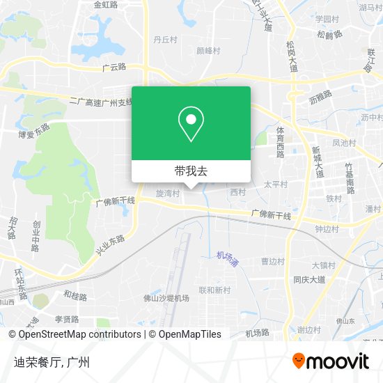 迪荣餐厅地图