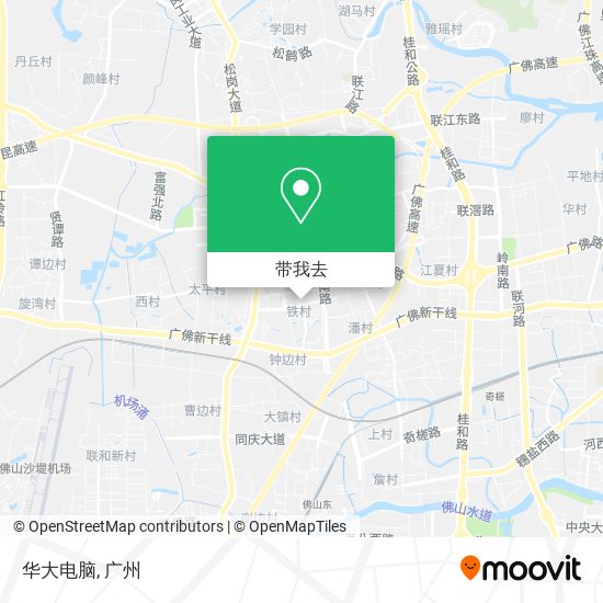 华大电脑地图