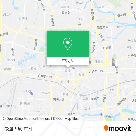 锐盈大厦地图