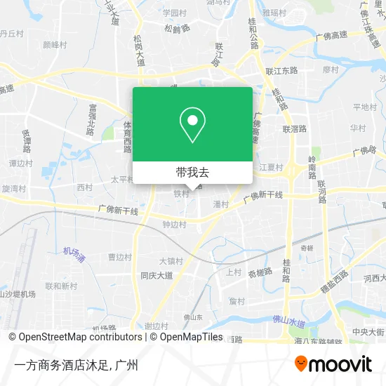 一方商务酒店沐足地图