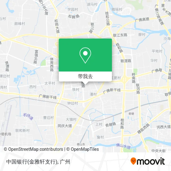 中国银行(金雅轩支行)地图