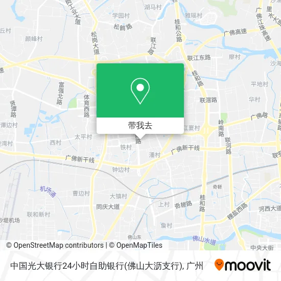 中国光大银行24小时自助银行(佛山大沥支行)地图