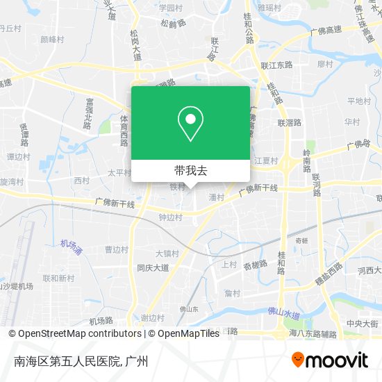 南海区第五人民医院地图