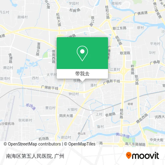 南海区第五人民医院地图