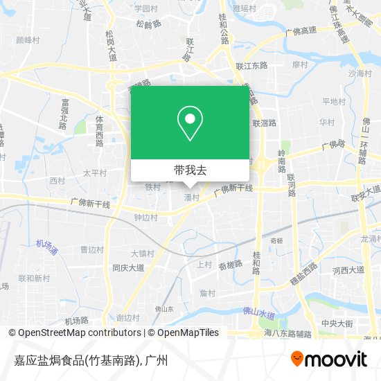 嘉应盐焗食品(竹基南路)地图