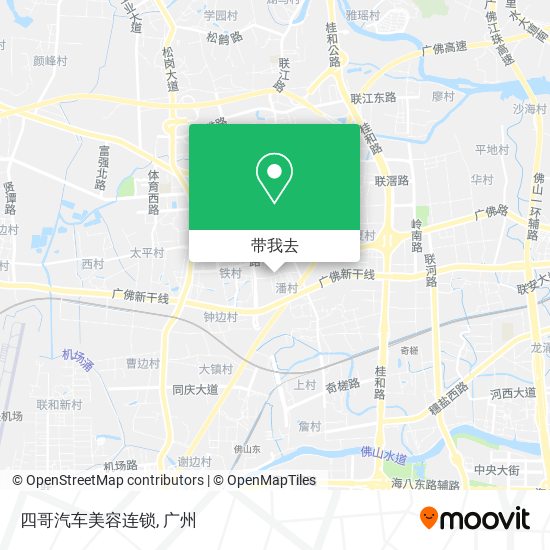 四哥汽车美容连锁地图