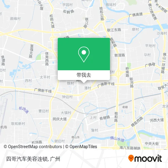 四哥汽车美容连锁地图