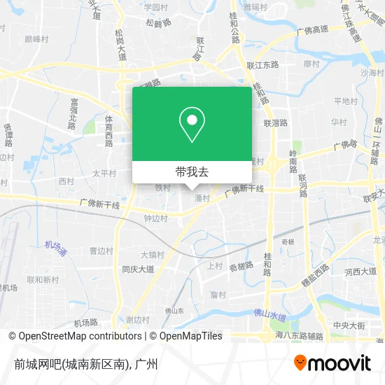 前城网吧(城南新区南)地图