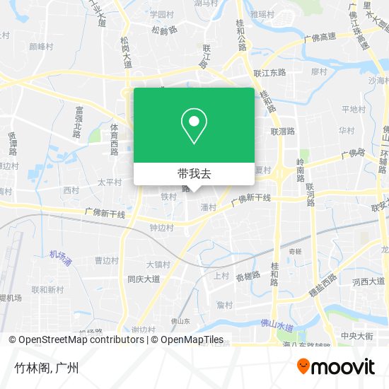 竹林阁地图