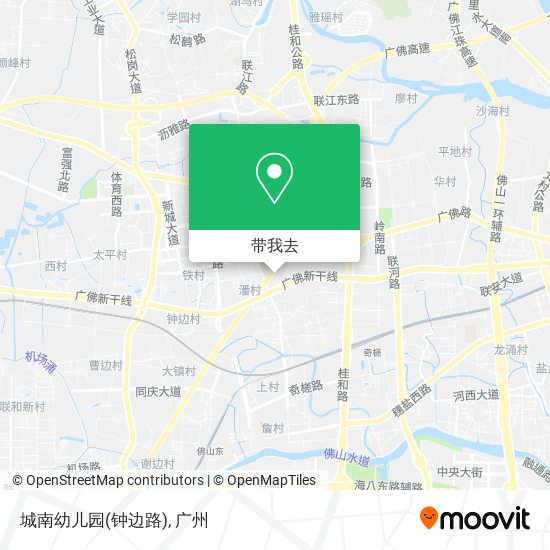 城南幼儿园(钟边路)地图