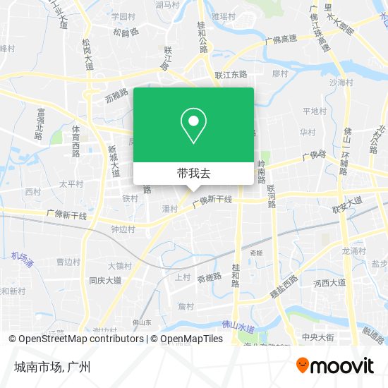 城南市场地图