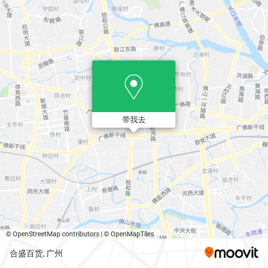 合盛百货地图