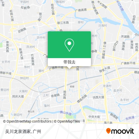 吴川龙泉酒家地图