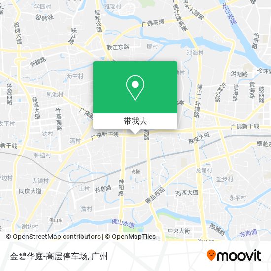 金碧华庭-高层停车场地图