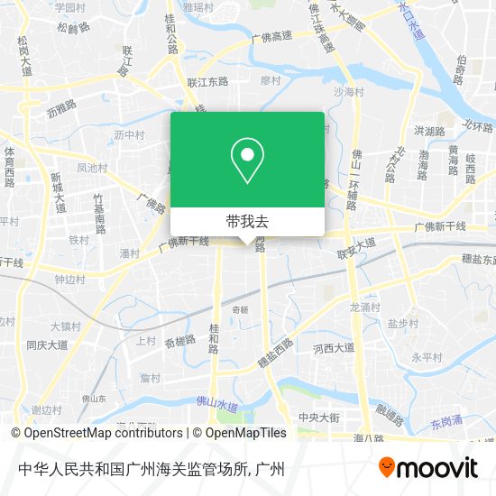 中华人民共和国广州海关监管场所地图