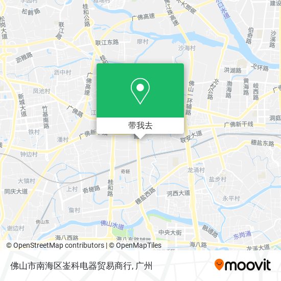 佛山市南海区崟科电器贸易商行地图