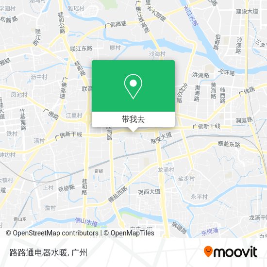 路路通电器水暖地图