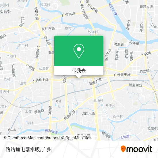 路路通电器水暖地图