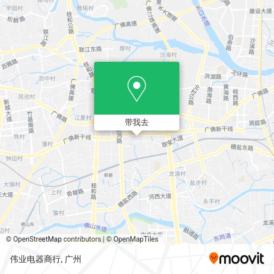 伟业电器商行地图