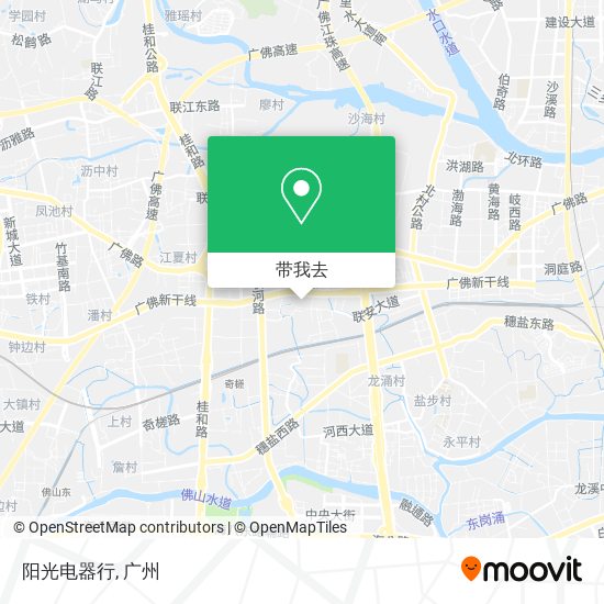 阳光电器行地图