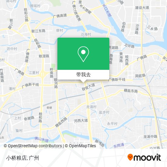 小桥粮店地图