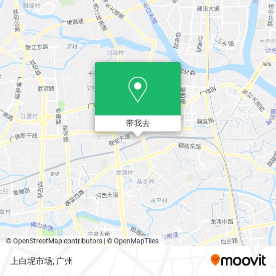 上白坭市场地图