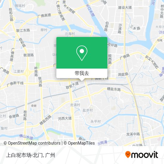 上白坭市场-北门地图